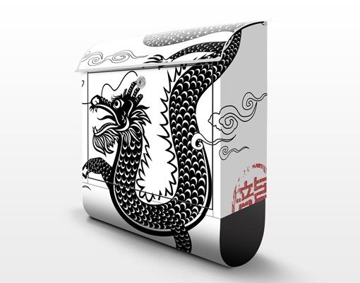 Cassetta postale Asian Dragon 39x46x13cm