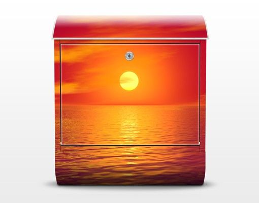 Cassetta postale Beautiful Sunset 39x46x13cm
