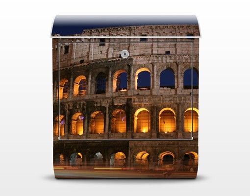 Cassetta postale Colosseum In Rome At Night 39x46x13cm