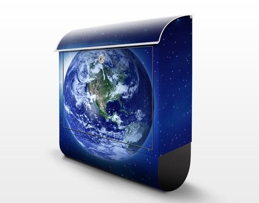 Cassetta postale Earth Into The Space 39x46x13cm