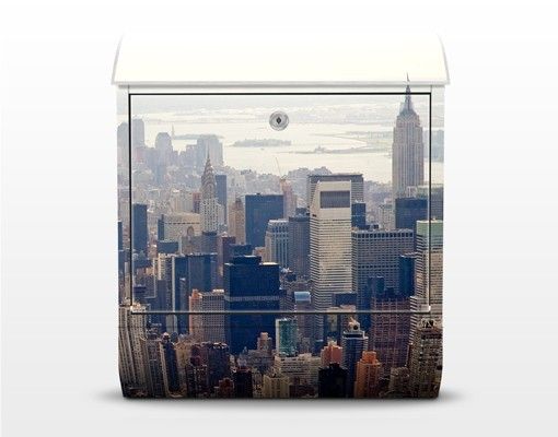 Cassetta postale Morning In New York 39x46x13cm