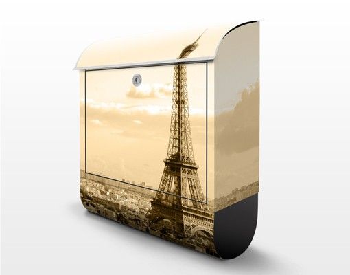 Cassetta postale Love Paris 39x46x13cm