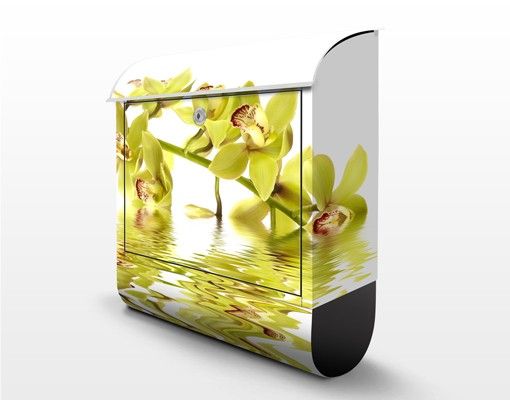 Cassetta postale design Elegant Orchid Waters 39x46x13cm