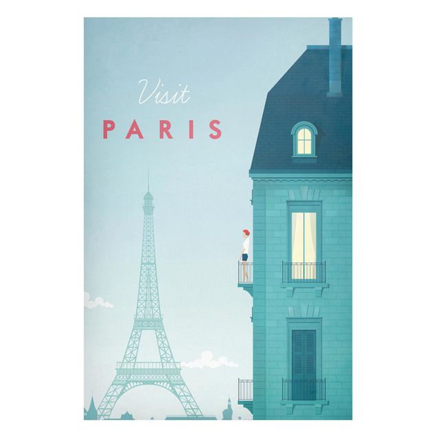 Lavagna magnetica - Poster Viaggio - Parigi - Formato verticale 2:3