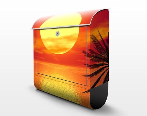 Cassetta postale Caribbean Sunset 39x46x13cm