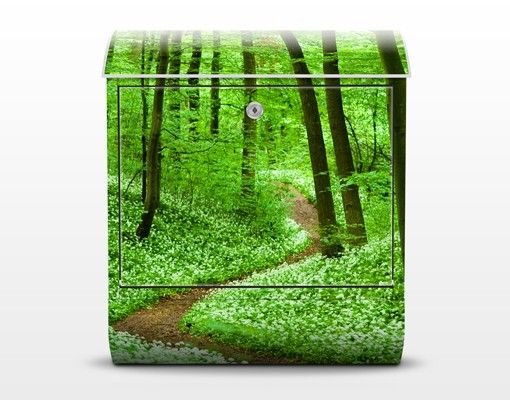 Cassetta postale Romantic Forest Track 39x46x13cm