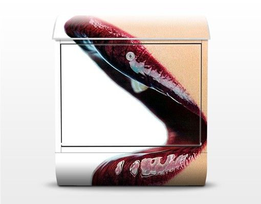 Cassetta postale Kiss My Lips! 39x46x13cm