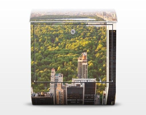 Cassetta postale View Over The Central Park 39x46x13cm