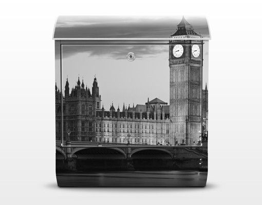 Cassetta postale London At Night II 39x46x13cm