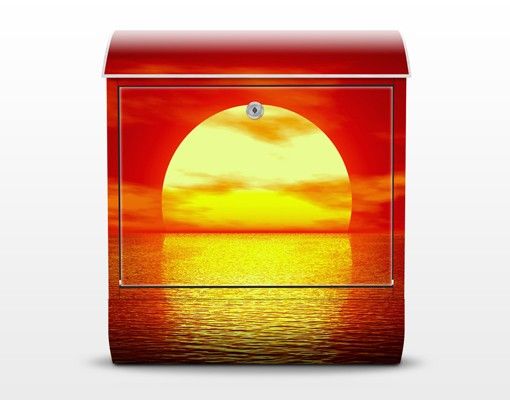 Cassetta postale Fantastic Sunset 39x46x13cm
