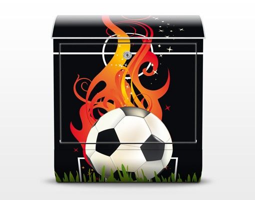 Cassetta postale No.EG5 Football on Fire 39x46x13cm