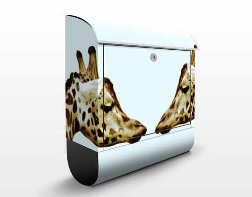 Cassetta postale Giraffes In Love 39x46x13cm