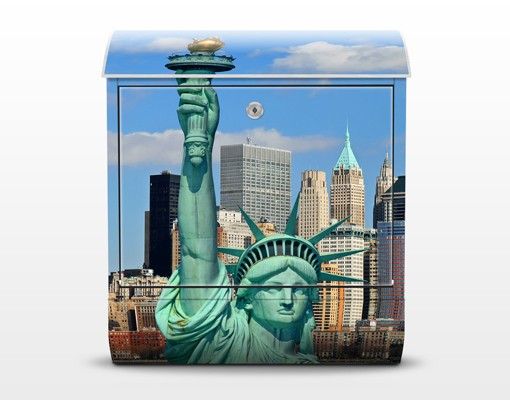 Cassetta postale New York Skyline 39x46x13cm