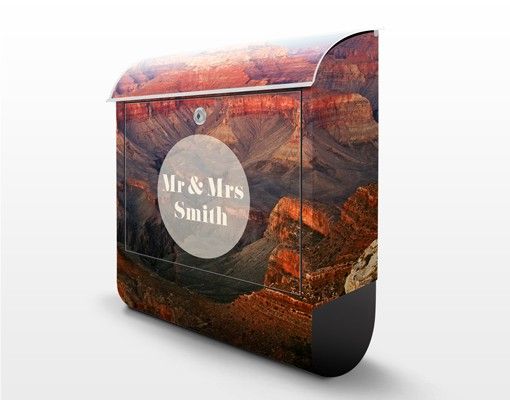 Cassetta postale personalizzata Grand Canyon After Sundown 39x46x13cm