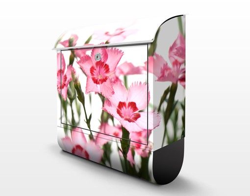Cassetta postale Pink Flowers 39x46x13cm