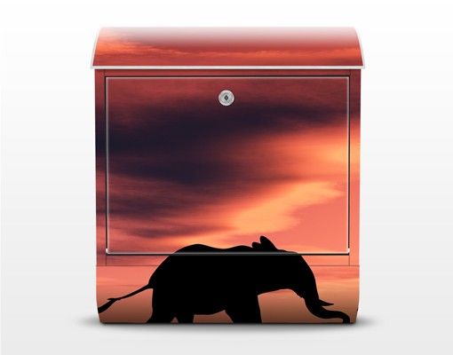 Cassetta postale Savannah Elefant Family 39x46x13cm
