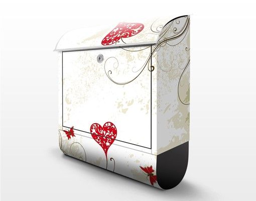 Cassetta postale Heart Background 39x46x13cm
