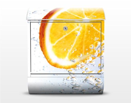 Cassetta postale Splash Orange 39x46x13cm