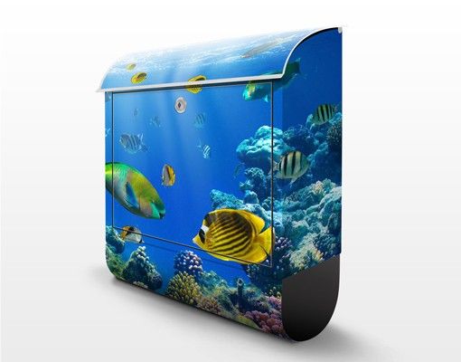 Cassetta postale Underwater Lights 39x46x13cm