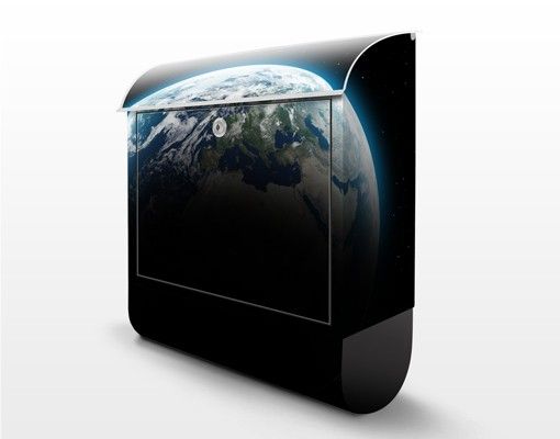 Cassetta postale Illuminated Planet Earth 39x46x13cm