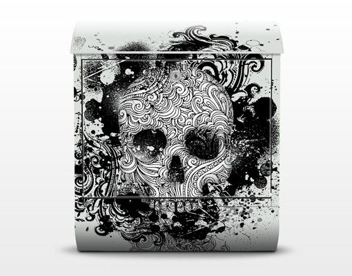 Cassetta postale Skull 39x46x13cm