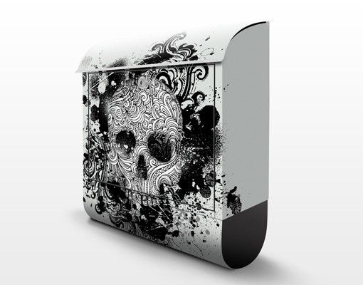 Cassetta postale Skull 39x46x13cm