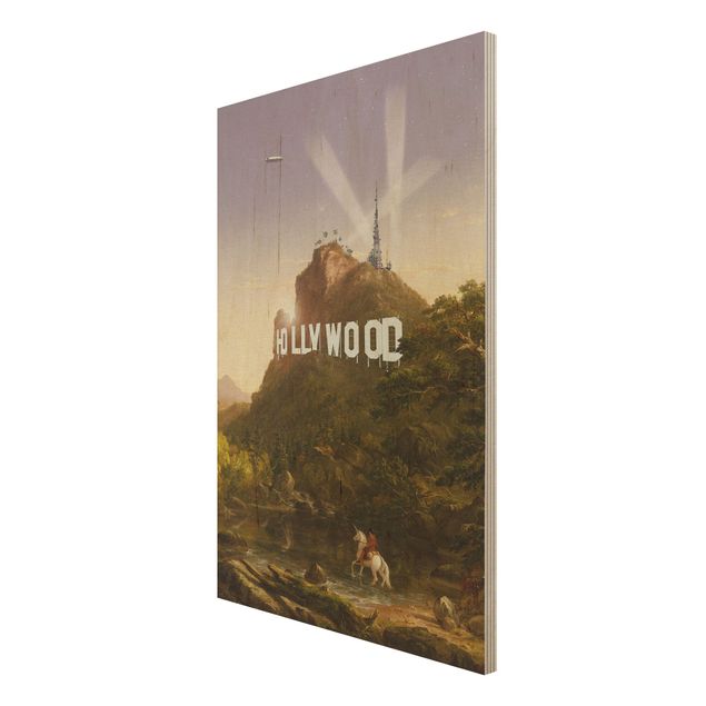Stampa su legno - Pittura Hollywood - Verticale 3:2