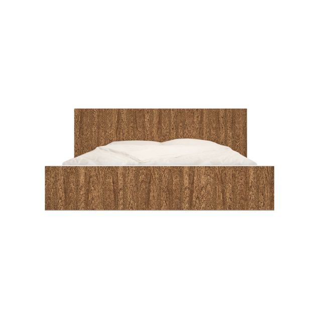 Carta adesiva per mobili IKEA - Malm Letto basso 140x200cm Amburana