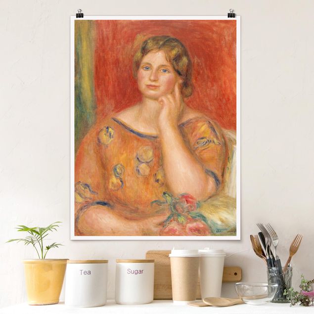 Poster - Auguste Renoir - signora Osthaus - Verticale 4:3