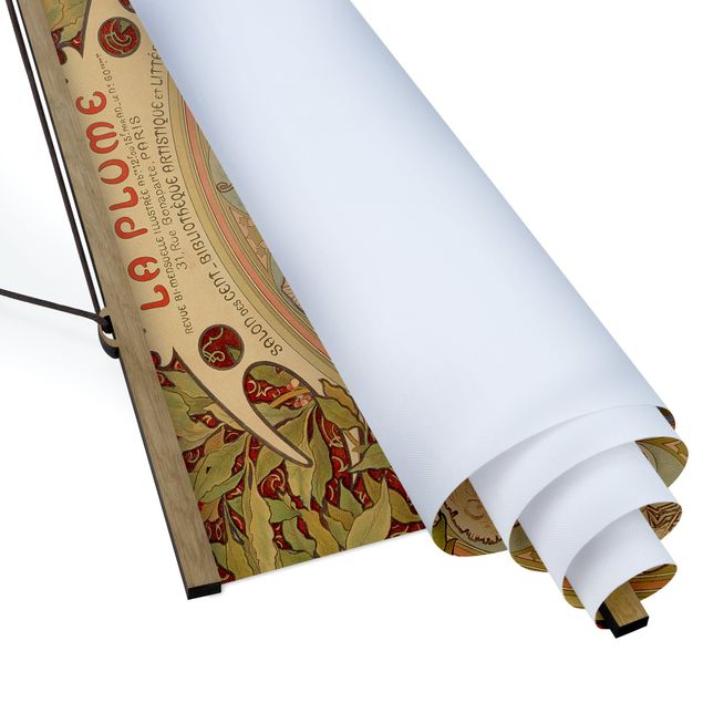 Foto su tessuto da parete con bastone - Alfons Mucha - Segni dello zodiaco - Verticale 3:2