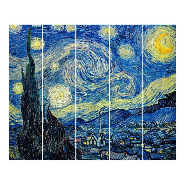 Tende scorrevoli su binario Vincent Van Gogh - La notte stellata