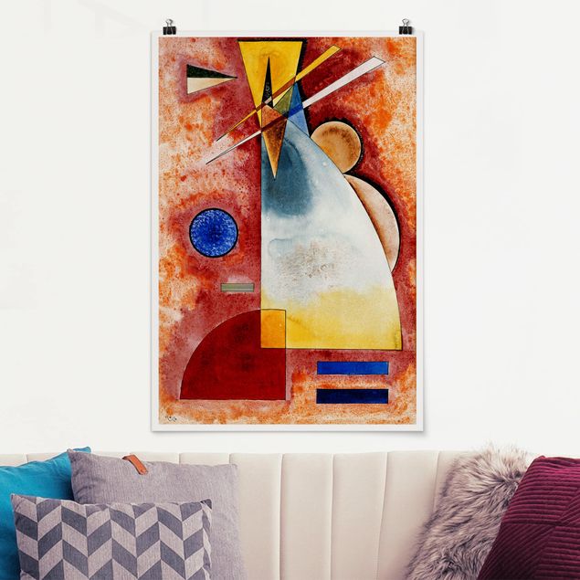 quadro astratto moderno Wassily Kandinsky - L'uno nell'altro