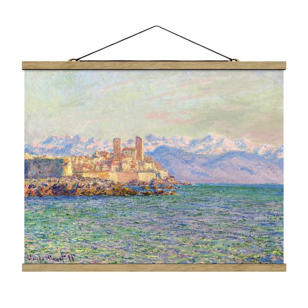 Foto su tessuto da parete con bastone - Claude Monet - Antibes Le Fort - Orizzontale 3:4