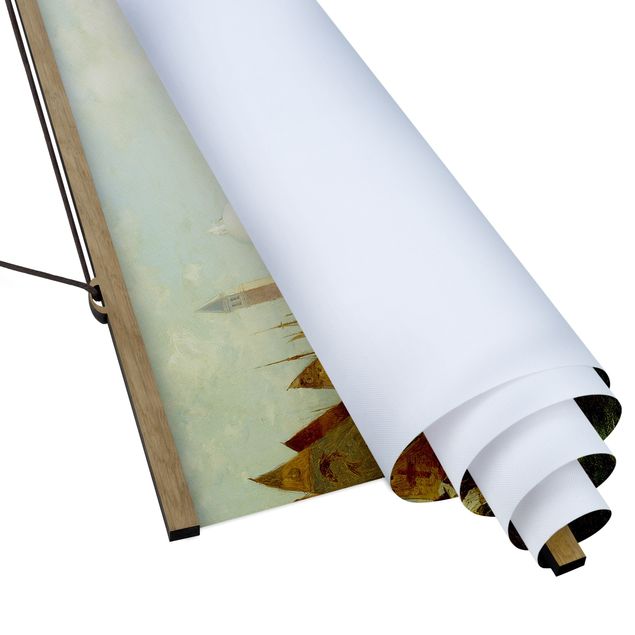 Quadro su tessuto con stecche per poster - Thomas Moran - Canal Grande - Orizzontale 1:2