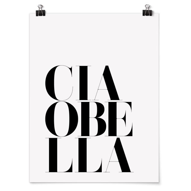 Poster - Ciao Bella - Verticale 4:3