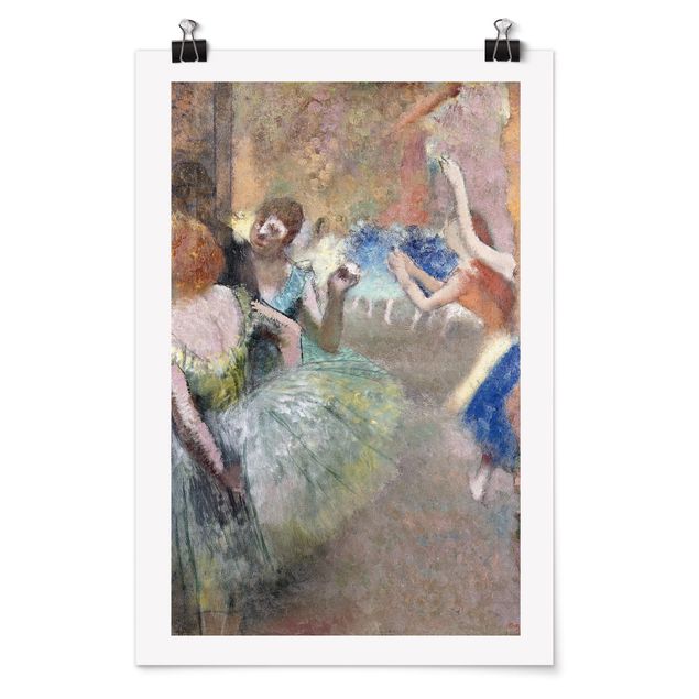 Poster - Edgar Degas - Scene Ballet - Verticale 3:2