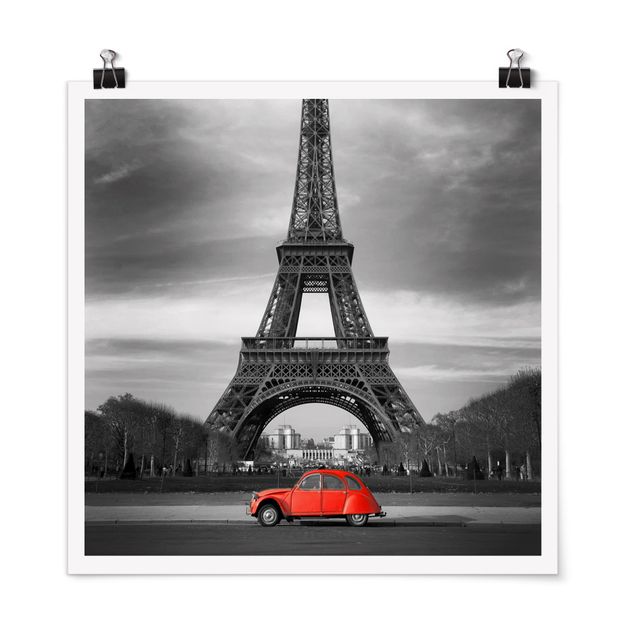 Poster - Spot On Paris - Quadrato 1:1