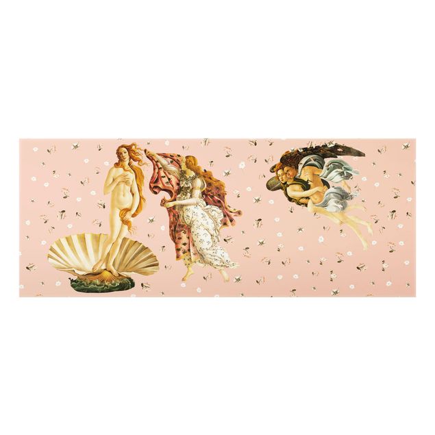 Paraschizzi - La Venere di Botticelli su rosa