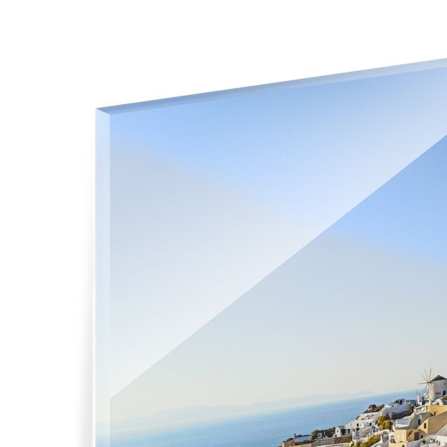 Paraschizzi in vetro - Oia a Santorini - Quadrato 1:1