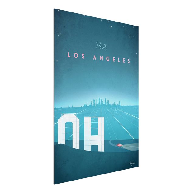 Stampa su Forex - Poster Travel - Los Angeles - Verticale 4:3