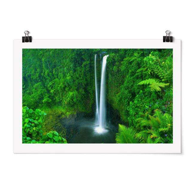 Poster - paradisiaca Waterfall - Orizzontale 2:3
