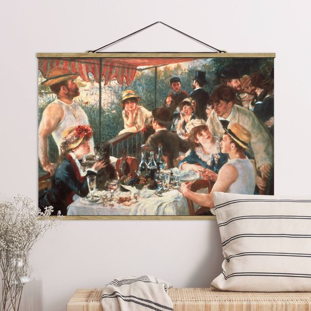 quadri con animali Auguste Renoir - Il pranzo della festa in barca