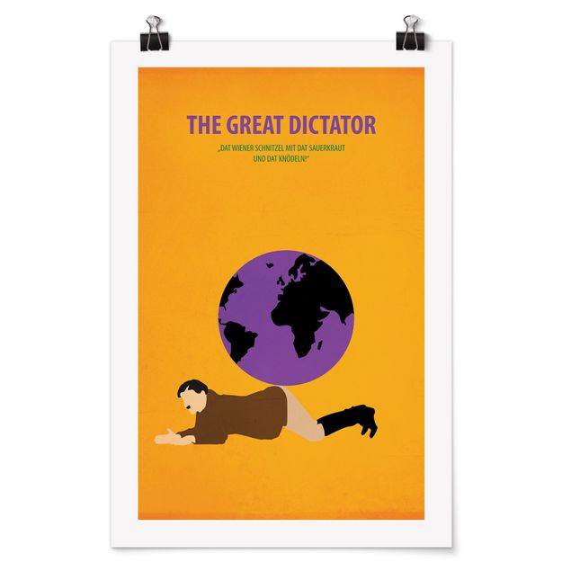 Poster - Poster del film Il grande dittatore - Verticale 3:2