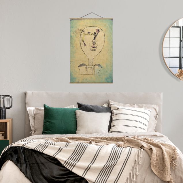 Foto su tessuto da parete con bastone - Paul Klee - The Bud - Verticale 3:2