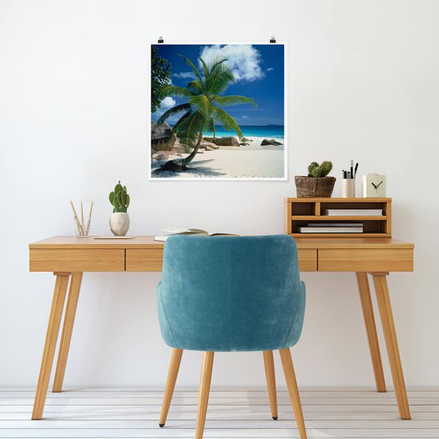 Poster - dream Beach - Quadrato 1:1