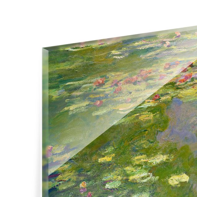Paraschizzi in vetro - Claude Monet - Green Water Lilies