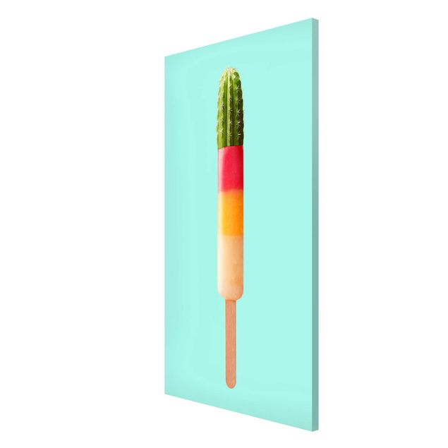 Lavagna magnetica - Ghiaccio Con Cactus - Formato verticale 4:3