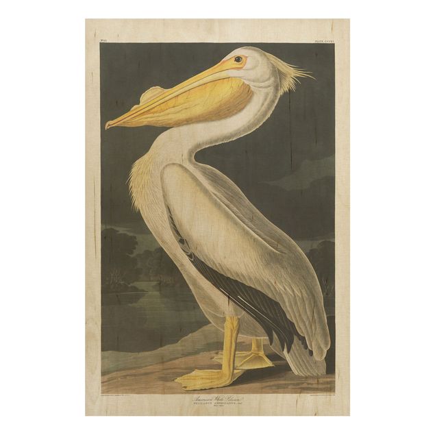 Stampa su legno - Pelican White Board Vintage - Verticale 3:2