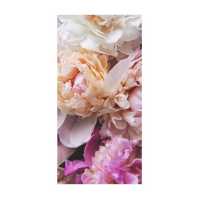 Tappeti color pastello Peonia in fiore