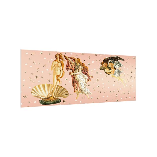 Paraschizzi - La Venere di Botticelli su rosa